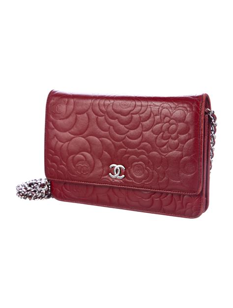 chanel camellia wallet blue|chanel small wallet on chain.